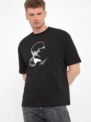 Zdjęcie produktu T-shirt męski z haftem KARL LAGERFELD
