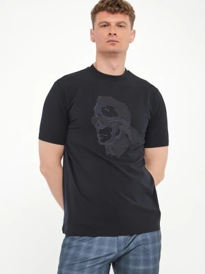 Zdjęcie produktu T-shirt męski z haftem KARL LAGERFELD