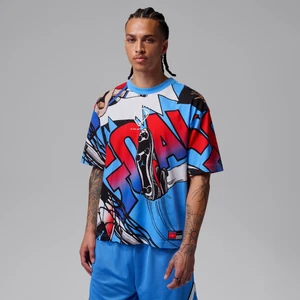 T-shirt męski z krótkim rękawem i grafiką Jordan Brooklyn - Biel