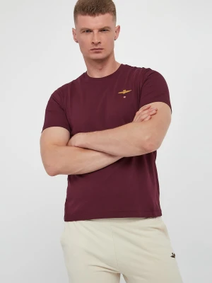 T-shirt męski z logo AERONAUTICA MILITARE
