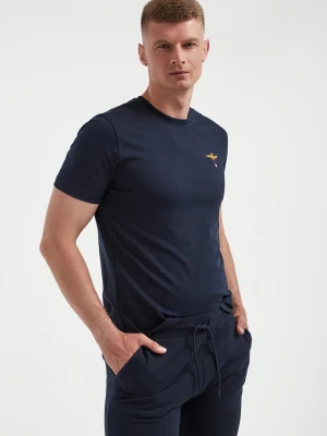 T-shirt męski z logo AERONAUTICA MILITARE