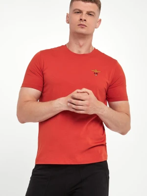 T-shirt męski z logo AERONAUTICA MILITARE