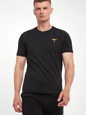 T-shirt męski z logo AERONAUTICA MILITARE