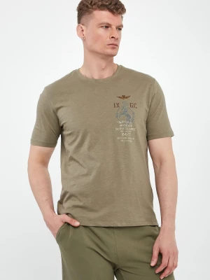 Zdjęcie produktu T-shirt męski z logo AERONAUTICA MILITARE