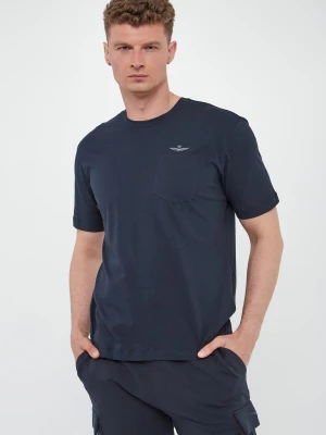 Zdjęcie produktu T-shirt męski z logo AERONAUTICA MILITARE