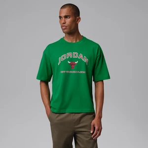 T-shirt męski z nadrukiem Jordan Flight Essentials - Zieleń
