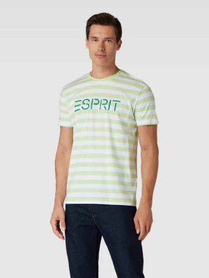 T-shirt męski z okrągłym dekoltem Esprit