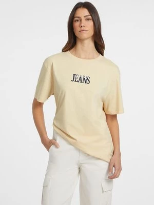 T-Shirt Mixed Logo Fason Oversize Guess