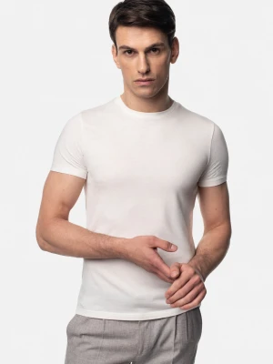 T SHIRT MUXAL ECRU Z MODALEM Recman