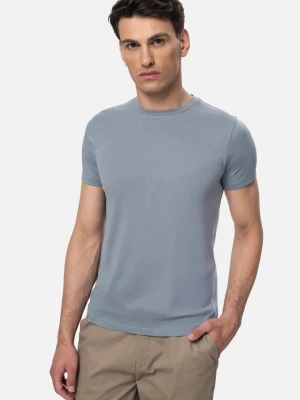 T SHIRT MUXAL NIEBIESKI Z MODALEM Recman