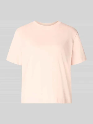 T-shirt o kroju boxy fit z czystej bawełny model 'ESSENTIAL' Selected Femme