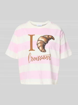 T-shirt o kroju boxy fit z nadrukiem motywu Rich & Royal