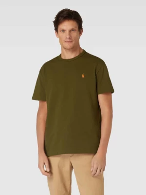 T-shirt o kroju classic fit z wyhaftowanym logo Polo Ralph Lauren