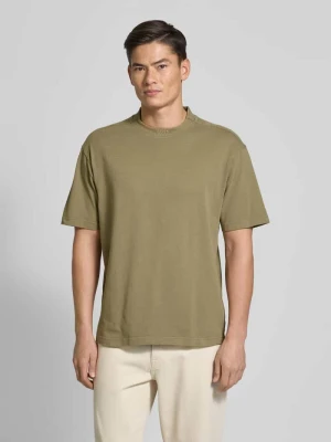 T-shirt o kroju comfort fit z czystej bawełny Boss Orange