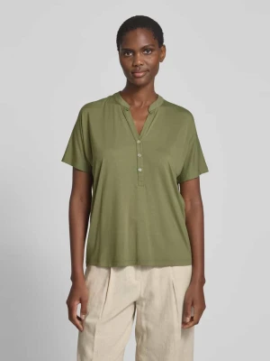 T-shirt o kroju comfort fit z dekoltem w serek Marc O'Polo