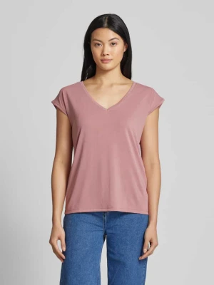 T-shirt o kroju comfort fit z dodatkiem modalu model ‘FILLI’ Vero Moda