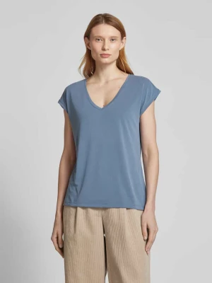 T-shirt o kroju comfort fit z dodatkiem modalu model ‘FILLI’ Vero Moda