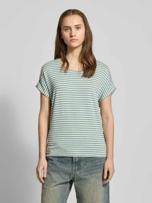 T-Shirt o kroju comfort fit z wywijanymi rękawami model ‘MOSTER’ Only