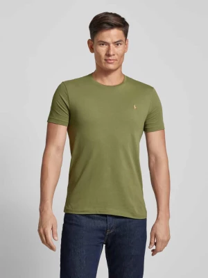 T-shirt o kroju custom slim fit z okrągłym dekoltem Polo Ralph Lauren