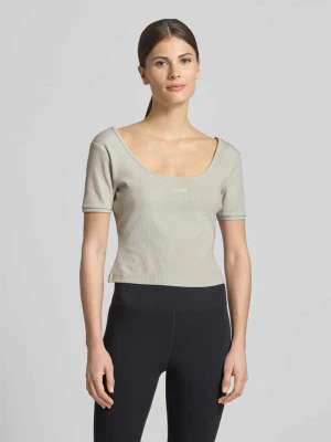 t-shirt o kroju krótki z mieszanka lyocellu model 'Circe' Guess Activewear