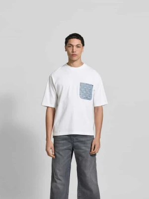T-shirt o luźnym kroju z czystej bawełny Dsquared2 Biały