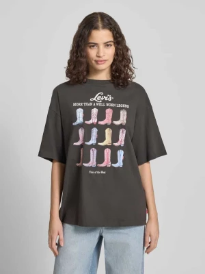 t-shirt o kroju loose fit z czystej bawełny Levi's®