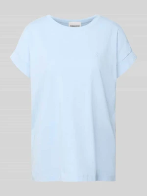 T-shirt o kroju loose fit z czystej bawełny model 'IDAARA' ARMEDANGELS Jasnoniebieski
