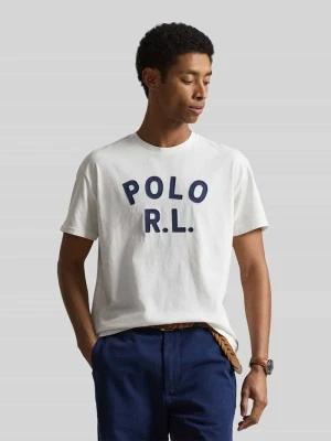 t-shirt o kroju loose fit z czystej bawełny Polo Ralph Lauren Biały