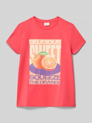 t-shirt o kroju loose fit z czystej bawełny s.Oliver RED LABEL