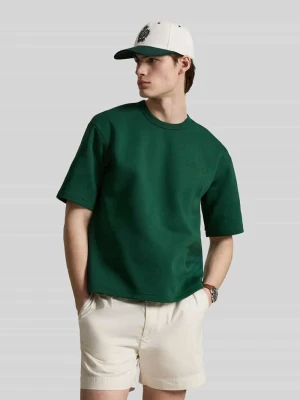 t-shirt o kroju loose fit z mieszanki bawełny Polo Ralph Lauren Zielony