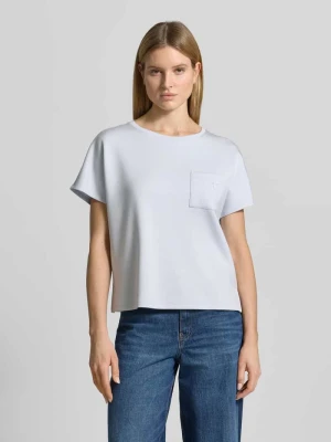 t-shirt o kroju loose fit z mieszanki modalu Tom Tailor