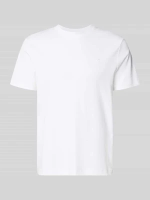 T-shirt o kroju modern fit z czystej bawełny model 'Priamo' JOOP! Biały