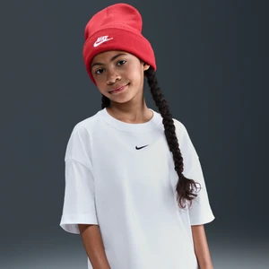 Zdjęcie produktu T-shirt o kroju oversize dla dużych dzieci (dziewcząt) Nike - Biel