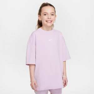 T-shirt o kroju oversize dla dużych dzieci (dziewcząt) Nike Sportswear - Fiolet