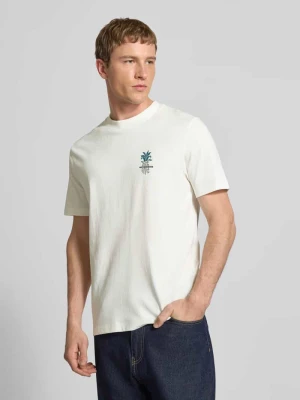 T-shirt o kroju relaxed fit z czystej bawełny Marc O'Polo DENIM