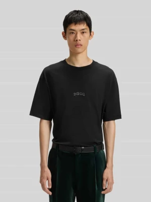 Zdjęcie produktu T-shirt o kroju oversized z czystej bawełny model ‘DASU’ HUGO