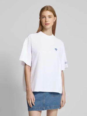 T-shirt o kroju oversized z czystej bawełny model ‘PALMYRA’ Pegador