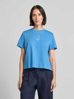T-shirt o kroju oversized z czystej bawełny model ‘SARA METTE’ Vero Moda