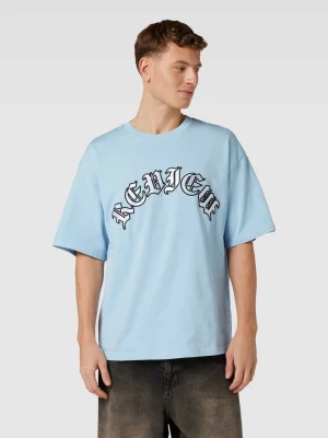 T-shirt o kroju oversized z czystej bawełny REVIEW