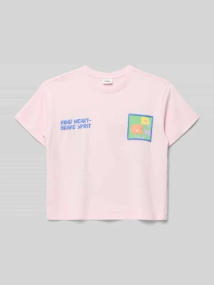 T-shirt o kroju oversized z czystej Bawełny s.Oliver RED LABEL