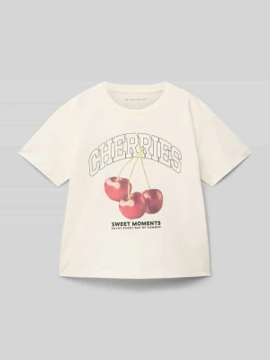T-shirt o kroju oversized z czystej bawełny Tom Tailor