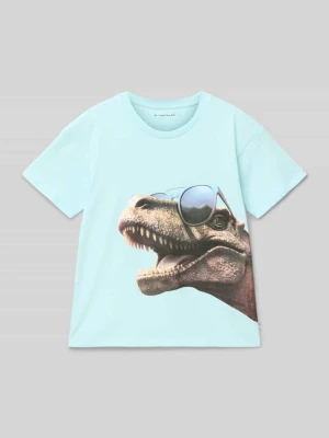 T-shirt o kroju oversized z czystej bawełny Tom Tailor