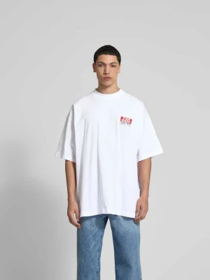 T-shirt o kroju oversized z czystej bawełny Vetements Biały