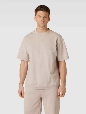 T-shirt o kroju oversized z detalem z logo model ‘Dandalor’ HUGO