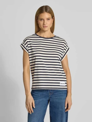 t-shirt o kroju oversized z detalem z logo Smith and Soul