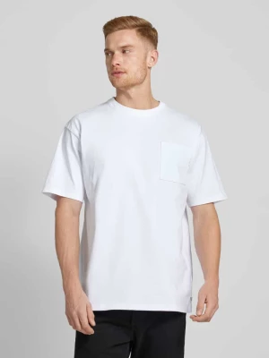 T-shirt o kroju oversized z kieszenią na piersi model ‘CORE’ Scotch & Soda