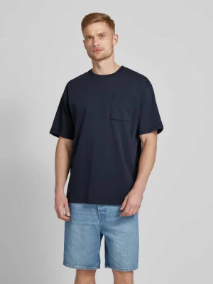 T-shirt o kroju oversized z kieszenią na piersi model ‘CORE’ Scotch & Soda