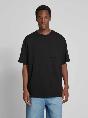 T-shirt o kroju oversized z kieszenią na piersi model ‘CORE’ Scotch & Soda