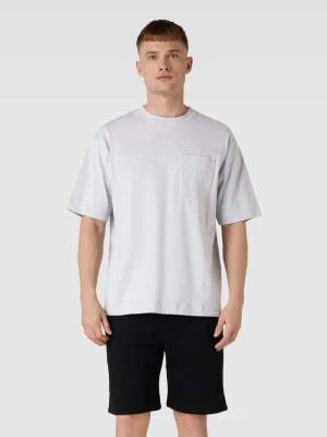 T-shirt o kroju oversized z kieszenią na piersi model ‘Studio Oversized’ Seidensticker Studio