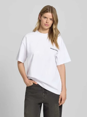 T-shirt o kroju oversized z nadrukiem z logo ANOTHER COTTON LAB